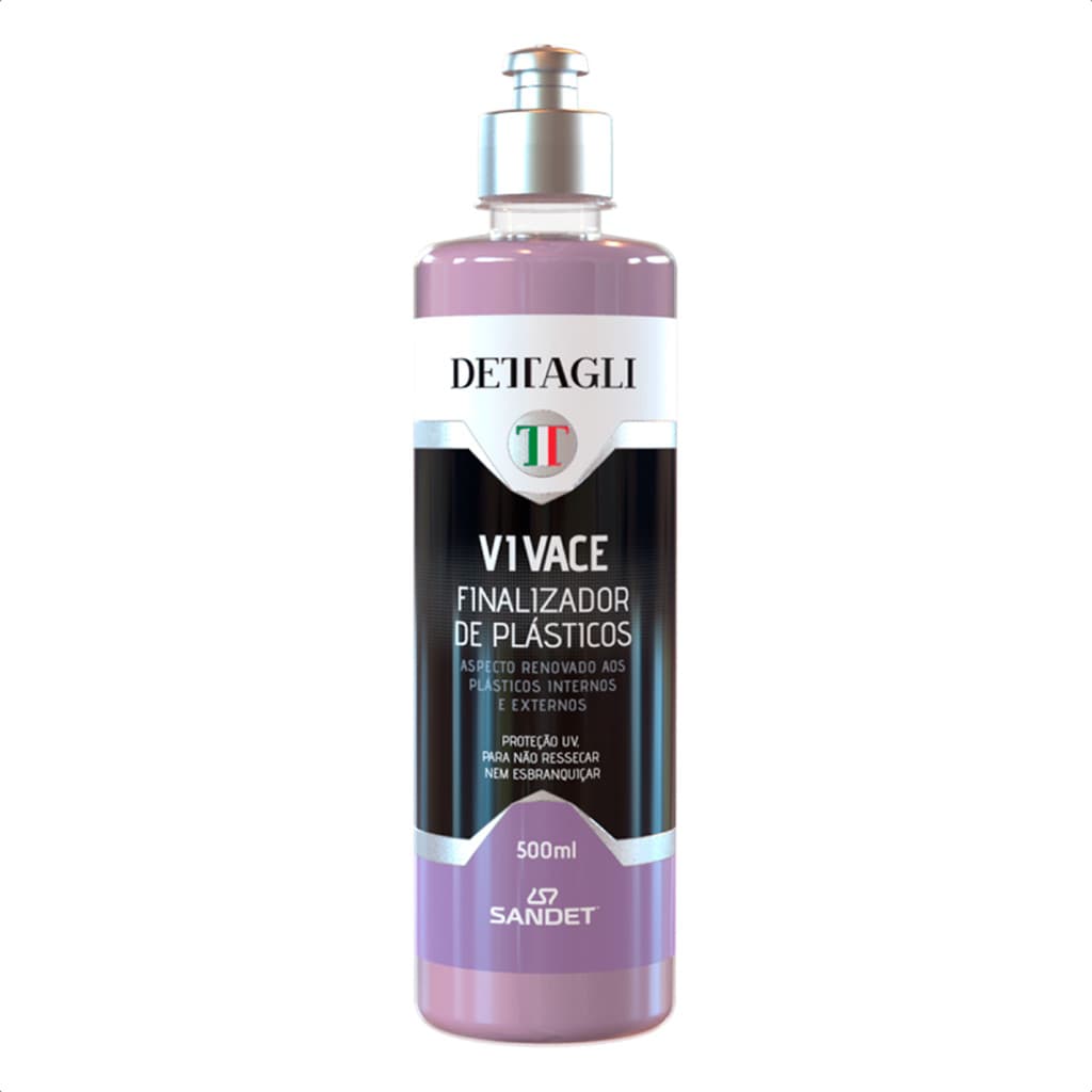 Finalizador de Plásticos Vivace 500ml Brilho e Proteção