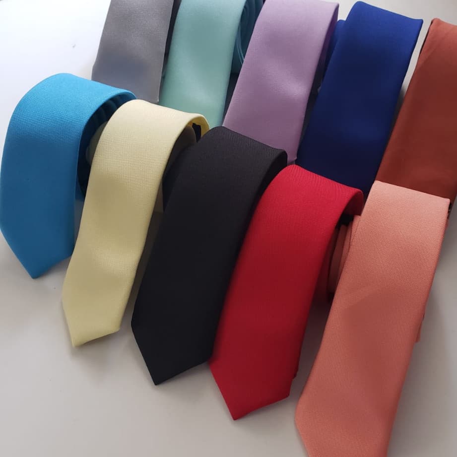 GRAVATAS SLIM COMPRIDAS CORES VARIADAS TAMANHO ADULTO