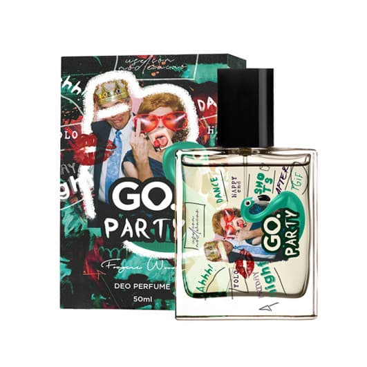 Perfume Go Party, EDP, amadeirado ambarado levemente doce, ideal para noite, balada, Go Man, 50ml