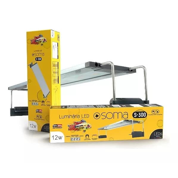 LUMINARIA LED SOMA S- 300 (12W) LED WRGB AUTOVOLT