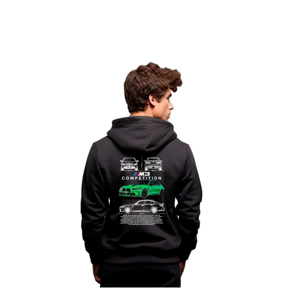 Moletom Casaco De Frio Carro M3 Competition Luxuoso