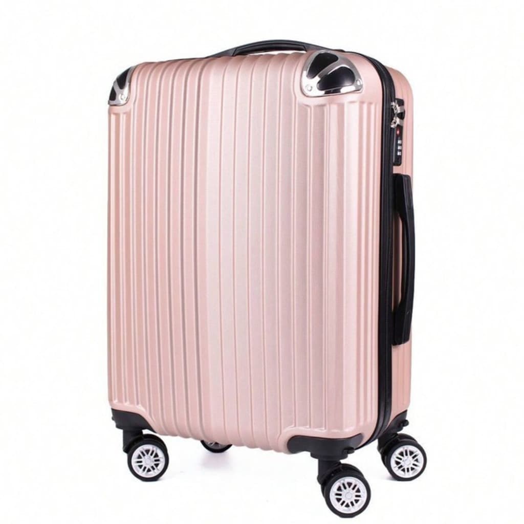 Mala de viagem com cadeado destacável de roda dupla ABS  embutido,，Medições: 49×35×24cm.ML05