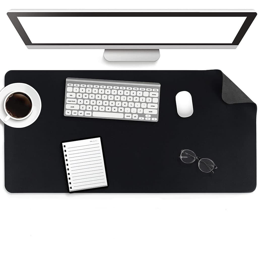 Tapete notebook 120x30 Deskpad Mesa Escritório+ apoio copo