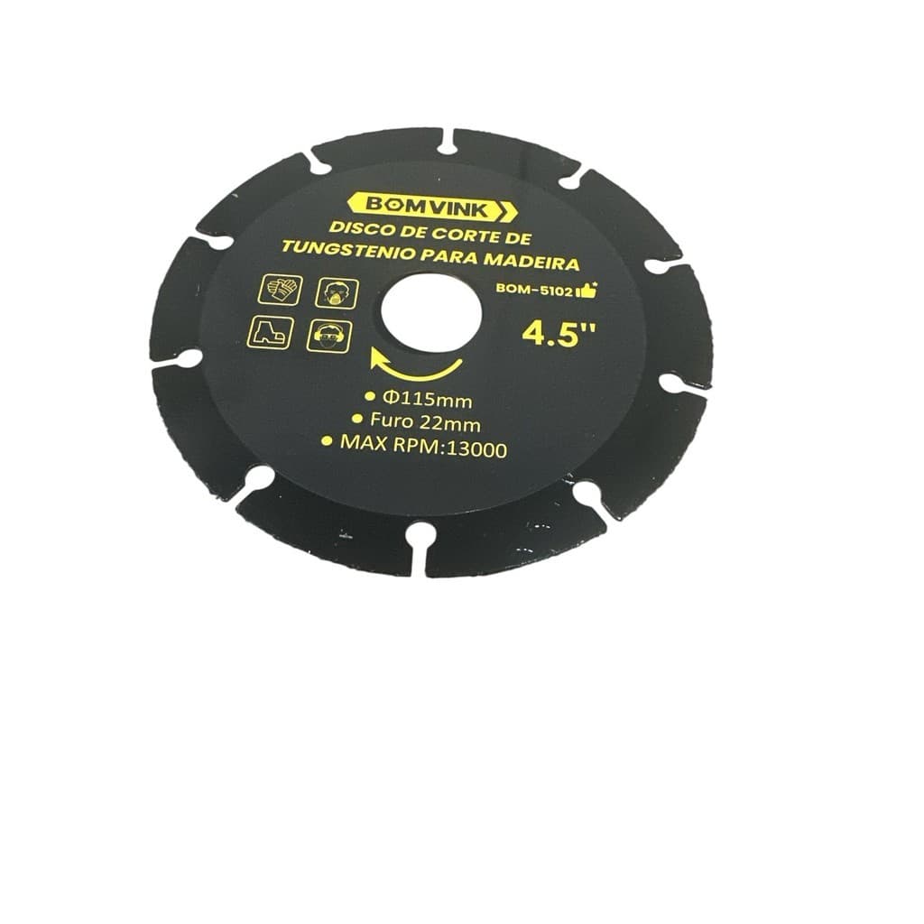 Disco De Corte 115mm 4.5 polegadas Para Piso Laminado Madeira Mdf