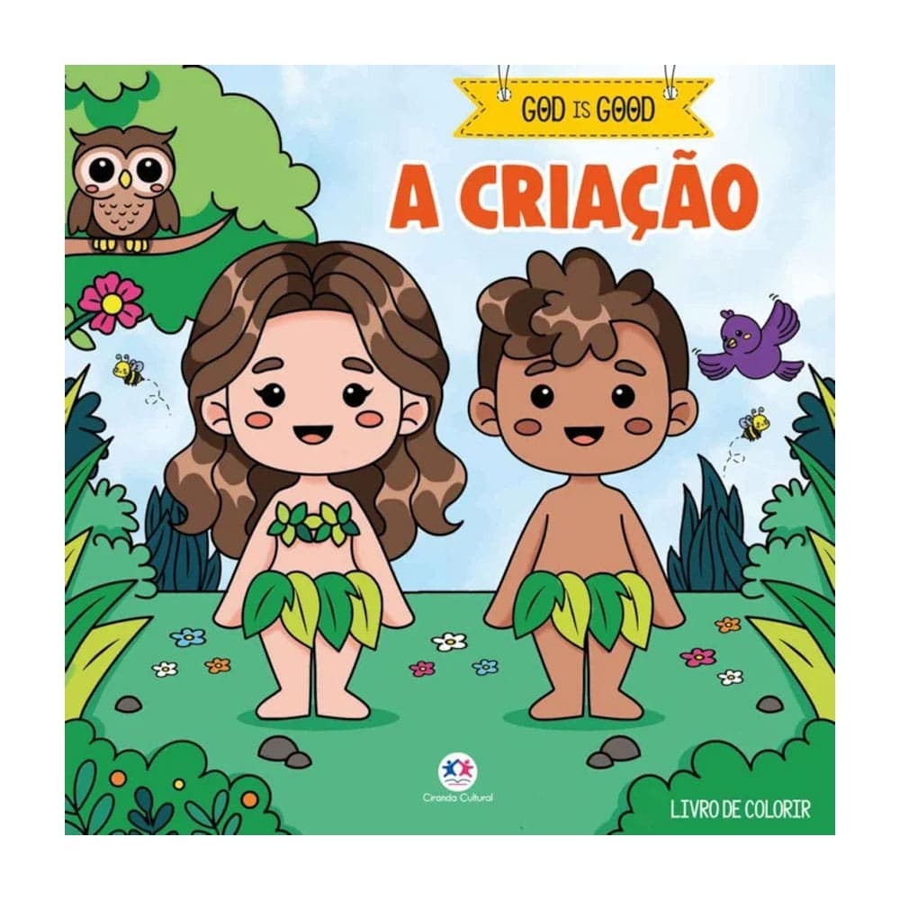 Livro de colorir cristão God Is Good A Criação