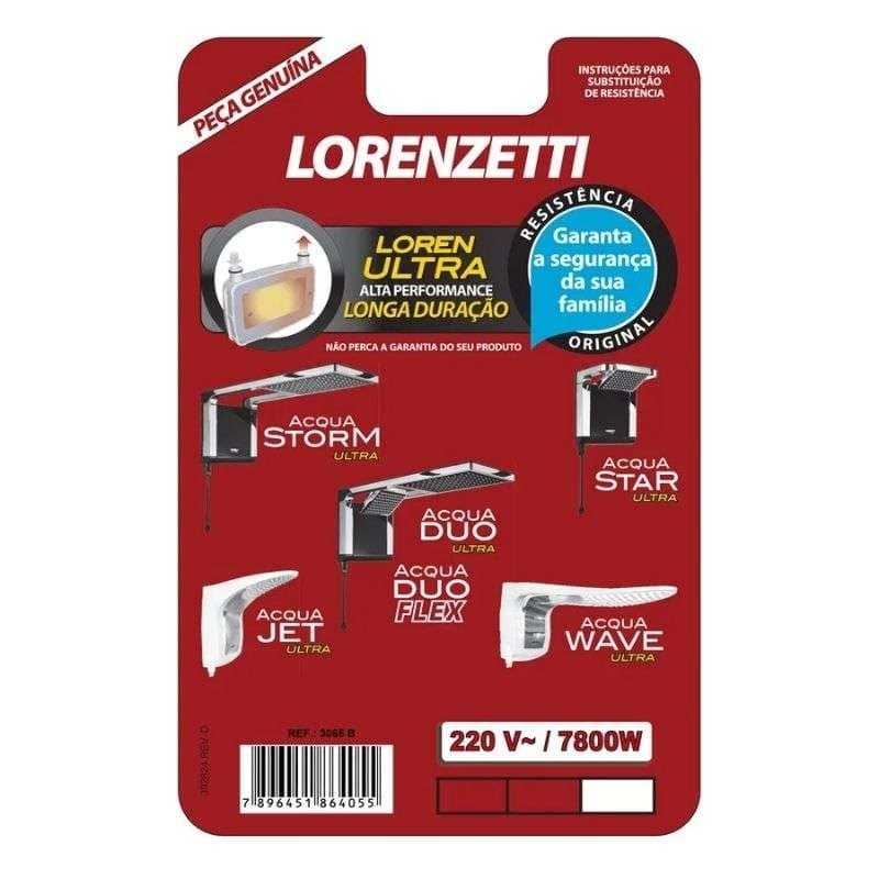 Resistência Original Lorenzetti 220V 7800W Acqua Ultra 3065B