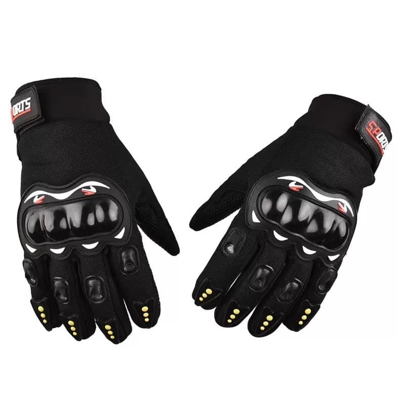 Luva Touch Screen Motociclista Sensível ao Toque Esportiva Com Proteção Motoqueiro Motocross Moto