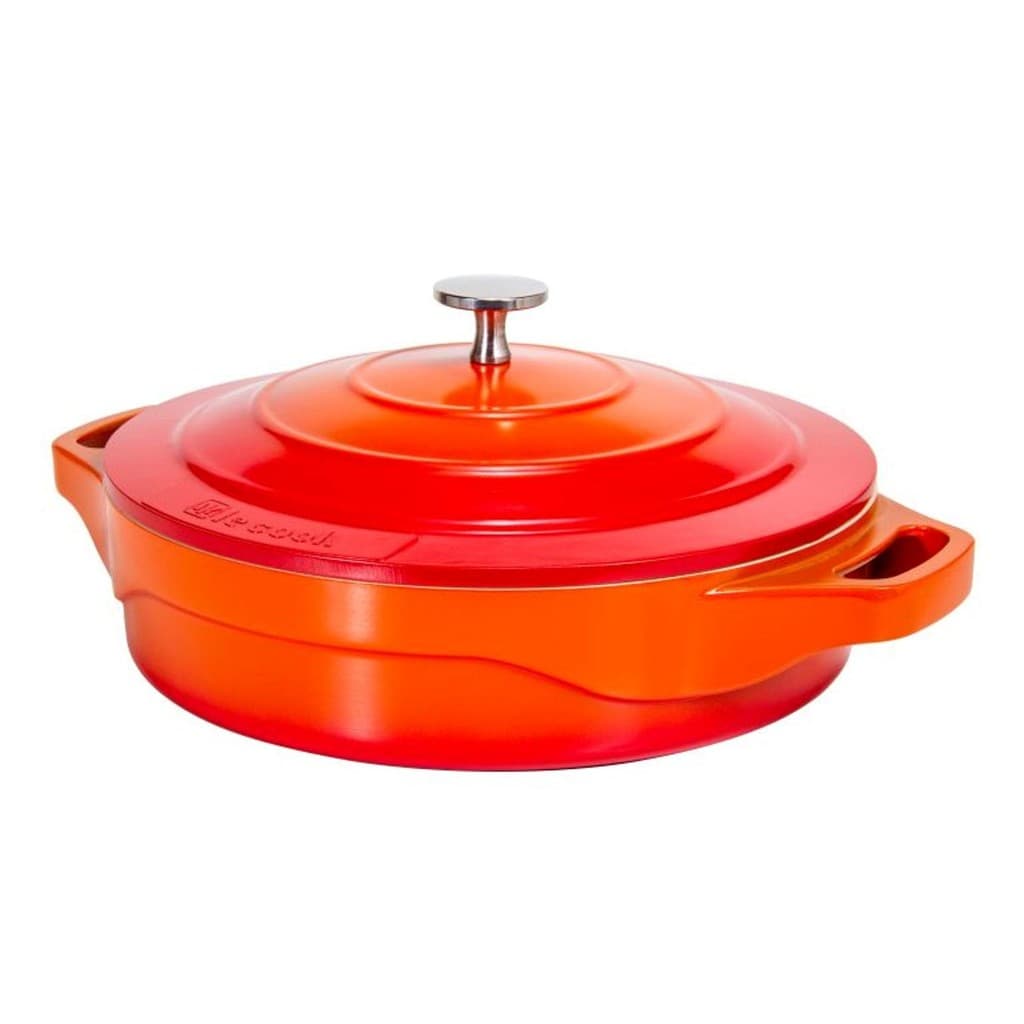 Frigideira Caçarola Baixa 24cm Com Tampa Indução Le Cook