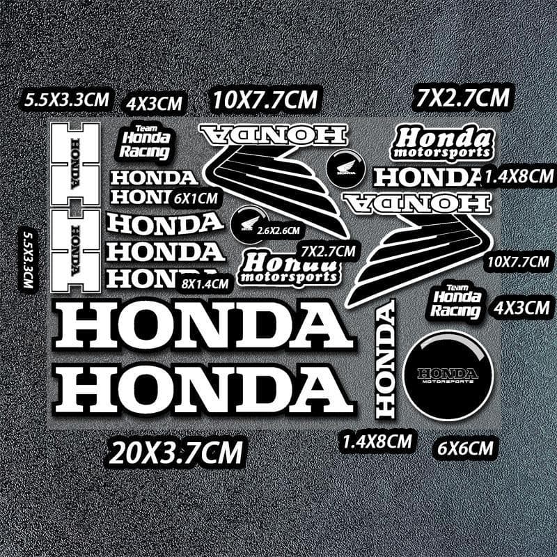 Adesivo Moto Honda Decorativo Reflexivo Impermeavel HRC CB CBR Acessorios