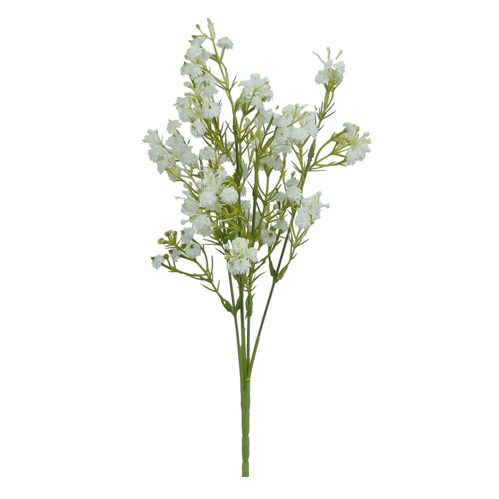 Buquê Artificial de Mosquitinho Branco 30cm