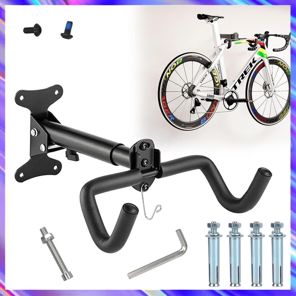 Suporte de parede para bicicletas, suporte horizontal para bicicletas, armazenamento de bicicletas, Suporte de parede