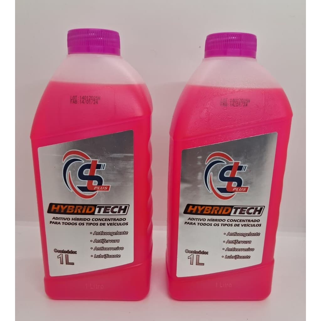 Aditivo para Radiador Concentrado Hibrido  Rosa  02 litros