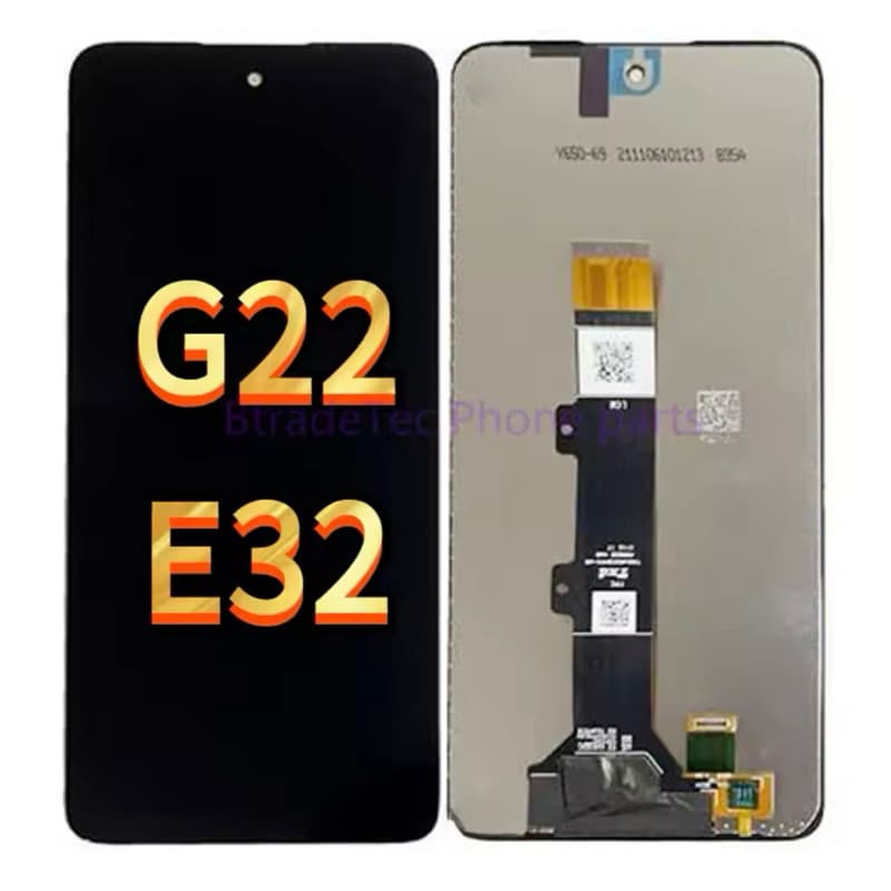 Tela Display Frontal Lcd Touch Para  Moto G22 Xt2231/ E32 XT2227 + Película de Vidro Pronto Entrega