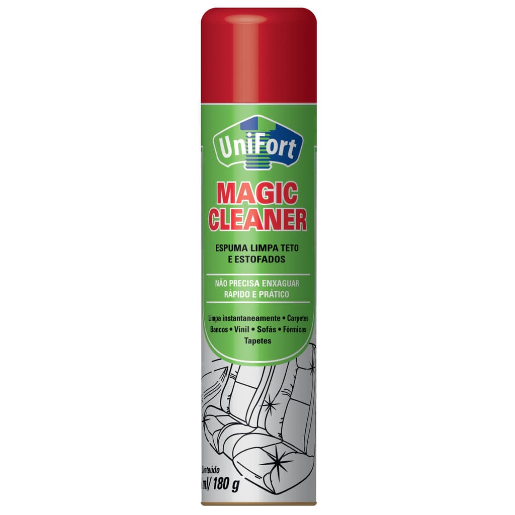 Limpa Teto e Estofado Magic Cleaner 300ml Unifort