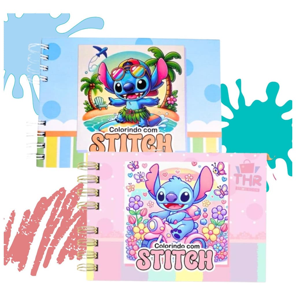 Livro De Colorir Stitch: Livro De Colori. , Vol. 1. Capa Dura, Edição Especial Stitch Anti Estresse Ansiedade