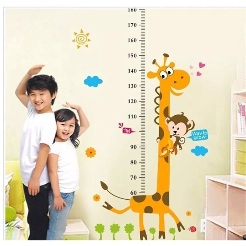 De Adesivo Parede Para Medição De Altura Gráfica Infantil