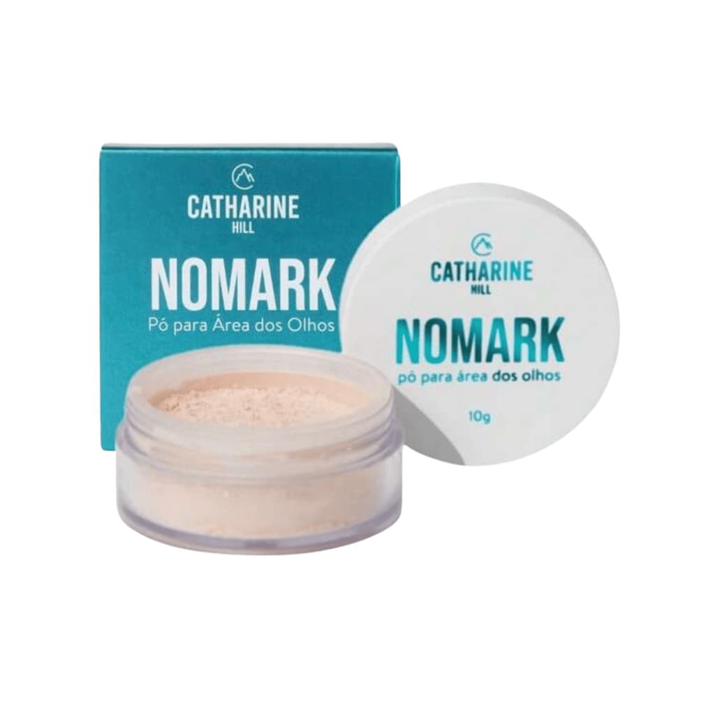 PÓ TRANSLÚCIDO NO MARK CATHARINE HILL PARA ÁREA DOS OLHOS – ACABAMENTO SUAVE E NATURAL