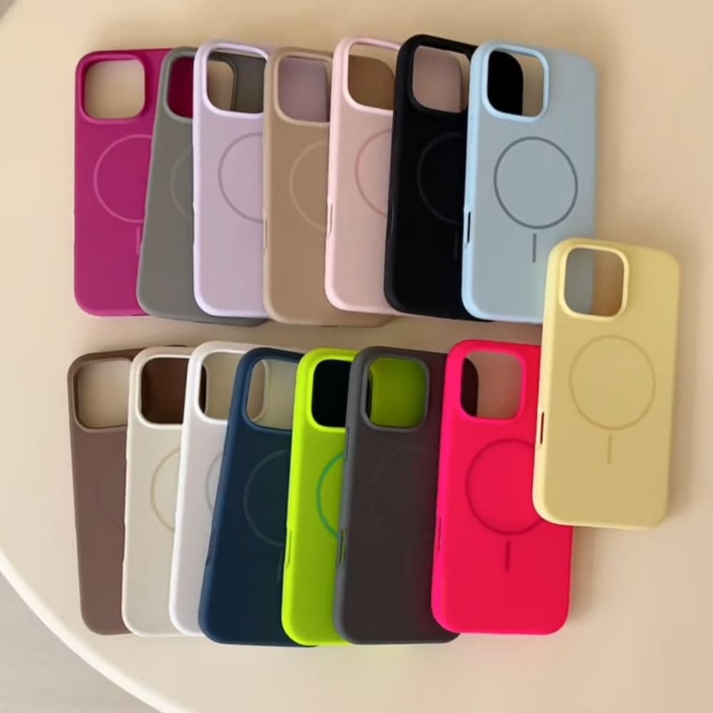 Capinha Capa iPhone 11 12 13 15 16 Pro Max Silicone Líquido Magnética Magsafe Luxo Premium Macia