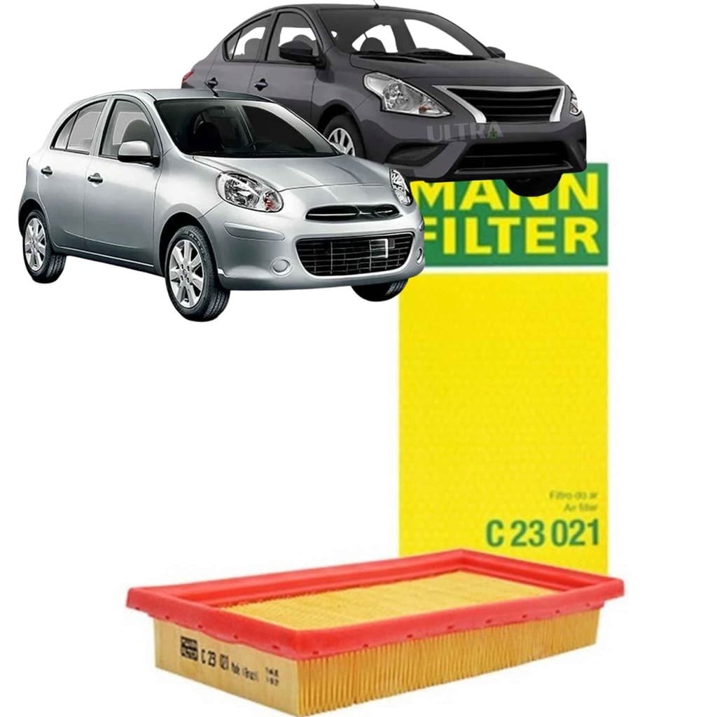 Filtro Ar Nissan Versa / March - 1.6 16V (Mann C23021)