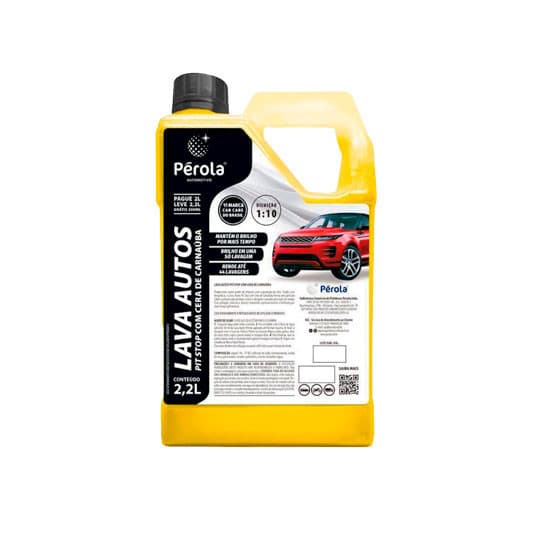Lava Autos Pit Stop com Cera 2.2 Litros - Pérola