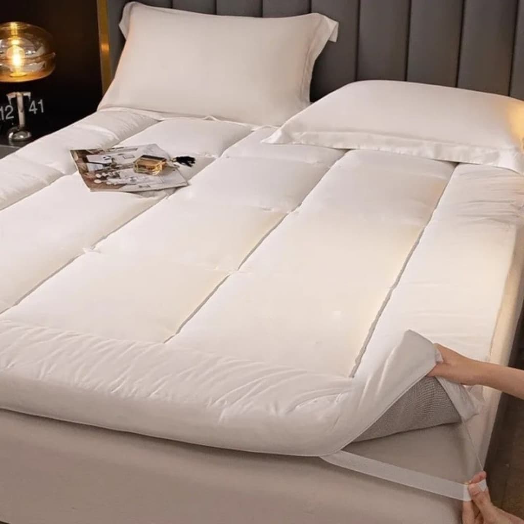 Protetor De Colchão Pillow Top Cama Box Casal Macio Ortopédico Envio Imediato Menor Preço