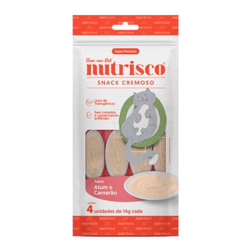 SNACK CREMOSO NUTRISCO ATUM E CAMARÃO 56G
