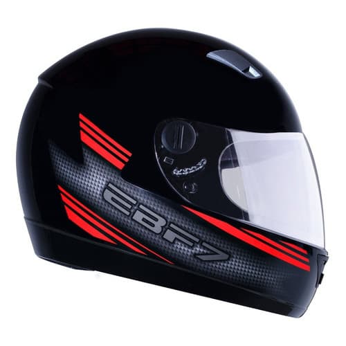 Capacete Moto Ebf 7 Carbon Gt Preto Solid Várias Cores + Nf