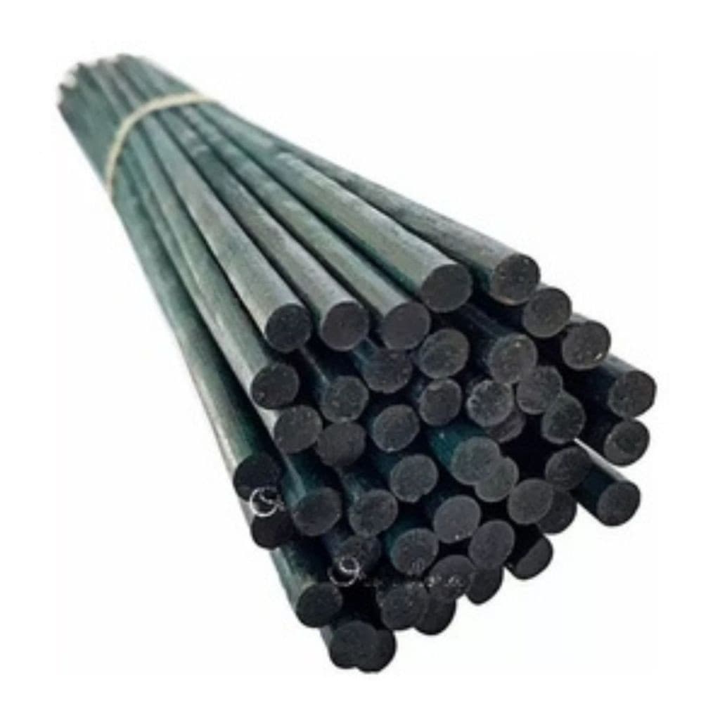 Kit 10 Estacas Tutor De Plantas Haste Pintada Bambu 65cm Para Jardinagem Sustentação Plantas Flores Ecológico
