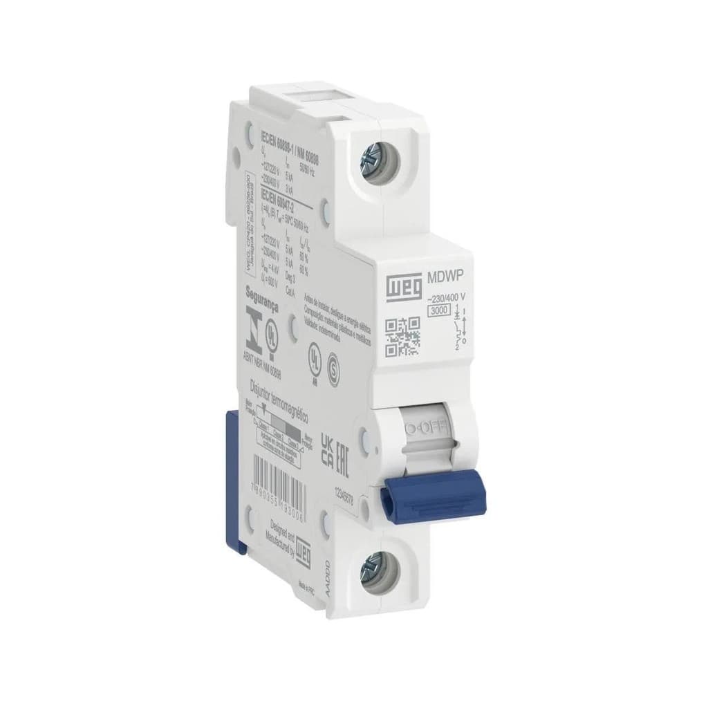 DISJUNTOR MDWP-C 10A MONOPOLAR 400VCA WEG
