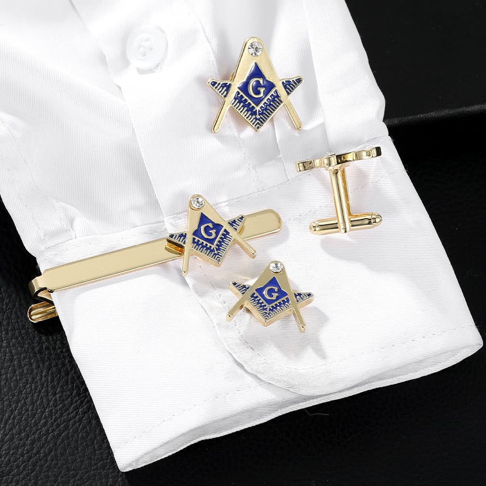 Moda Nova Carta Uma Abotoaduras Criativas Masculinas Formal Camisa Francesa Clipe De Gravata Broche Acessórios De Terno