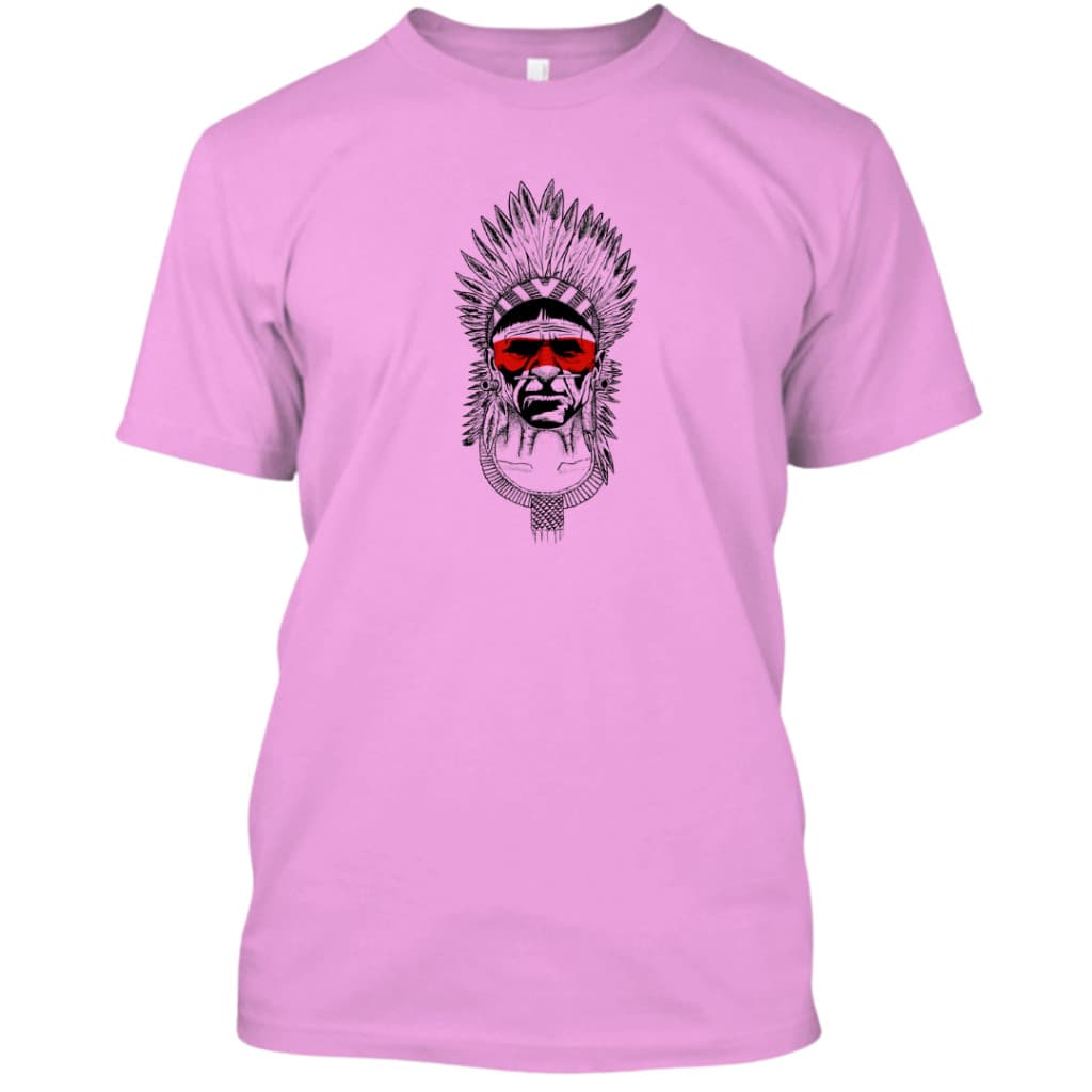 Camiseta camisa masculina algodão estampada indio