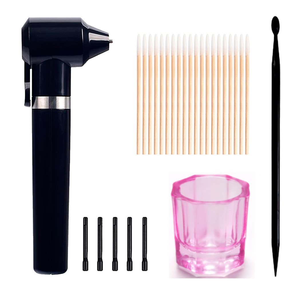 Kit Mixer Henna Micropigmentação + Dappen + Palitos de Algodão + Aplicador Tatuagem Microblading S16