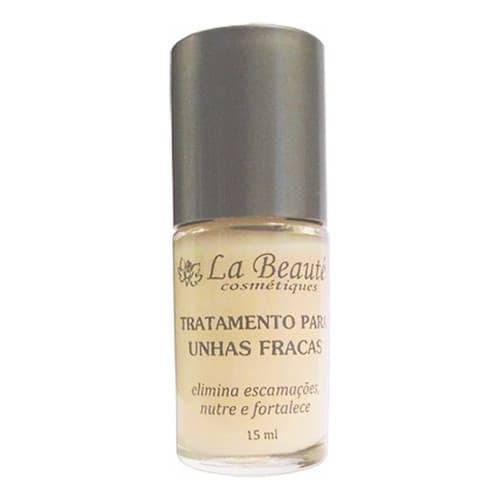 Base De Tratamento Fortalecedora Unhas Fracas La Beauté Cor Transparente