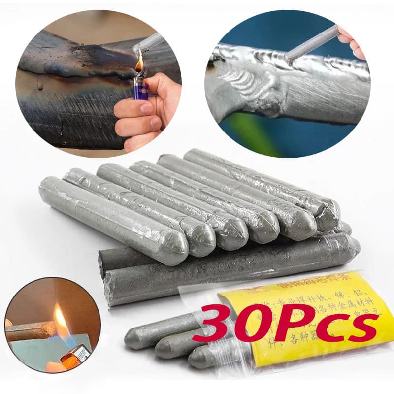 30 Pcs Haste De Solda Baixa Temperatura Solda Cobre, Ferro,alumínio, Reparo, Kit De Agente Fusível, Solda，haste De Solda