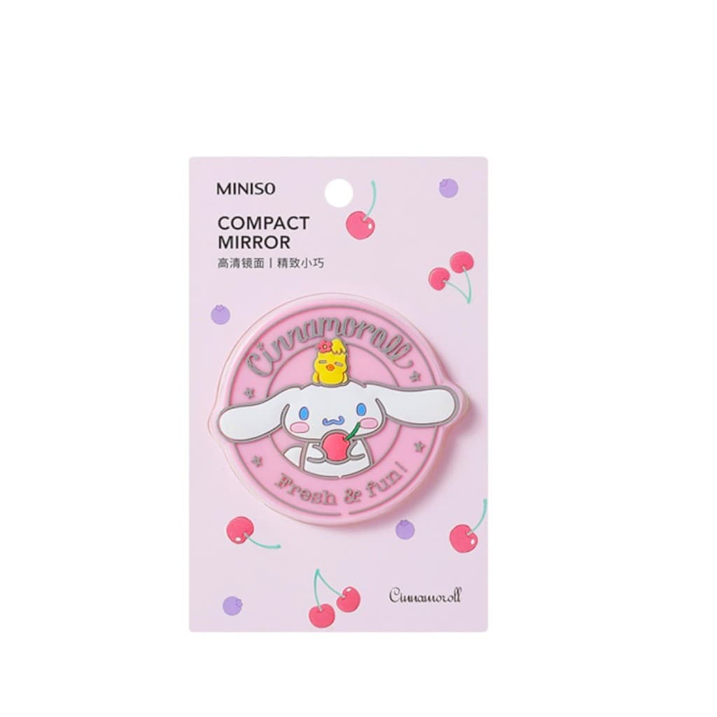 Espelho Portátil Cinnamoroll Sanrio Original Miniso