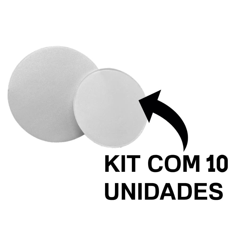 Kit 10 Unidades Absorvente Reutilizável Lavável Protetor Seio Amamentação Conforto Gestante Lactante