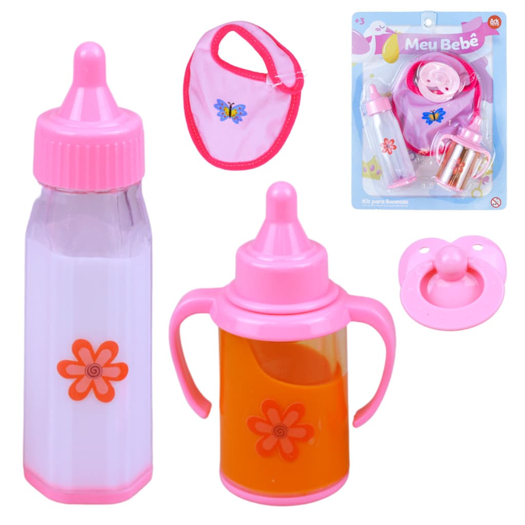 Kit Mamadeira Mágica Para Boneca Dia das Crianças