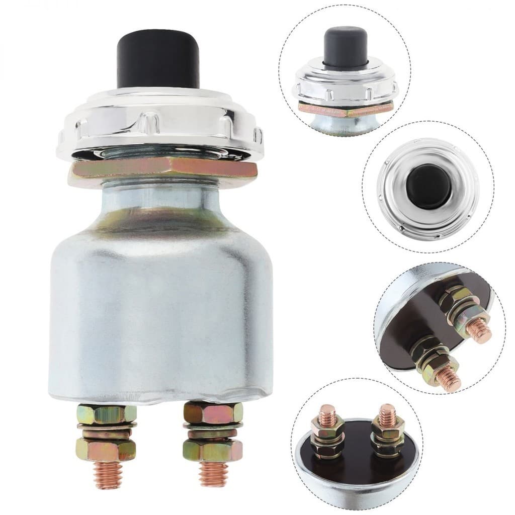 12V JK260 Interruptor De Botão De Partida Do Motor Caminhão Resistente Ao Desgaste Para Substituição De Máquinas De Ônib