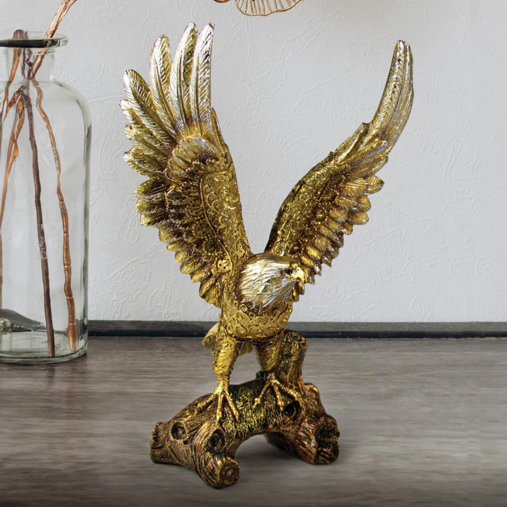 Águia Estátua Decoração Rack Estante Mesa Escritório Luxo