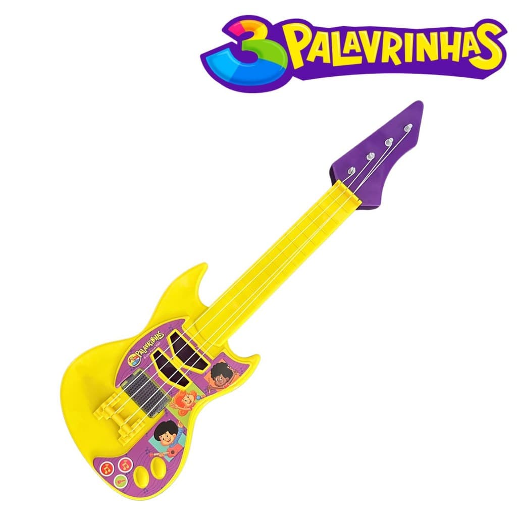 Guitarra Musical  - 3 Palavrinhas