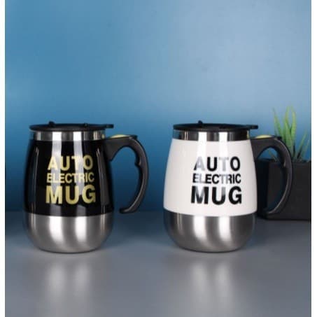 Mistura De Leite Café,Caneca 400ml Magnética De Aço Inoxidável Criativa Automática,Caneca Mixer Automatico
