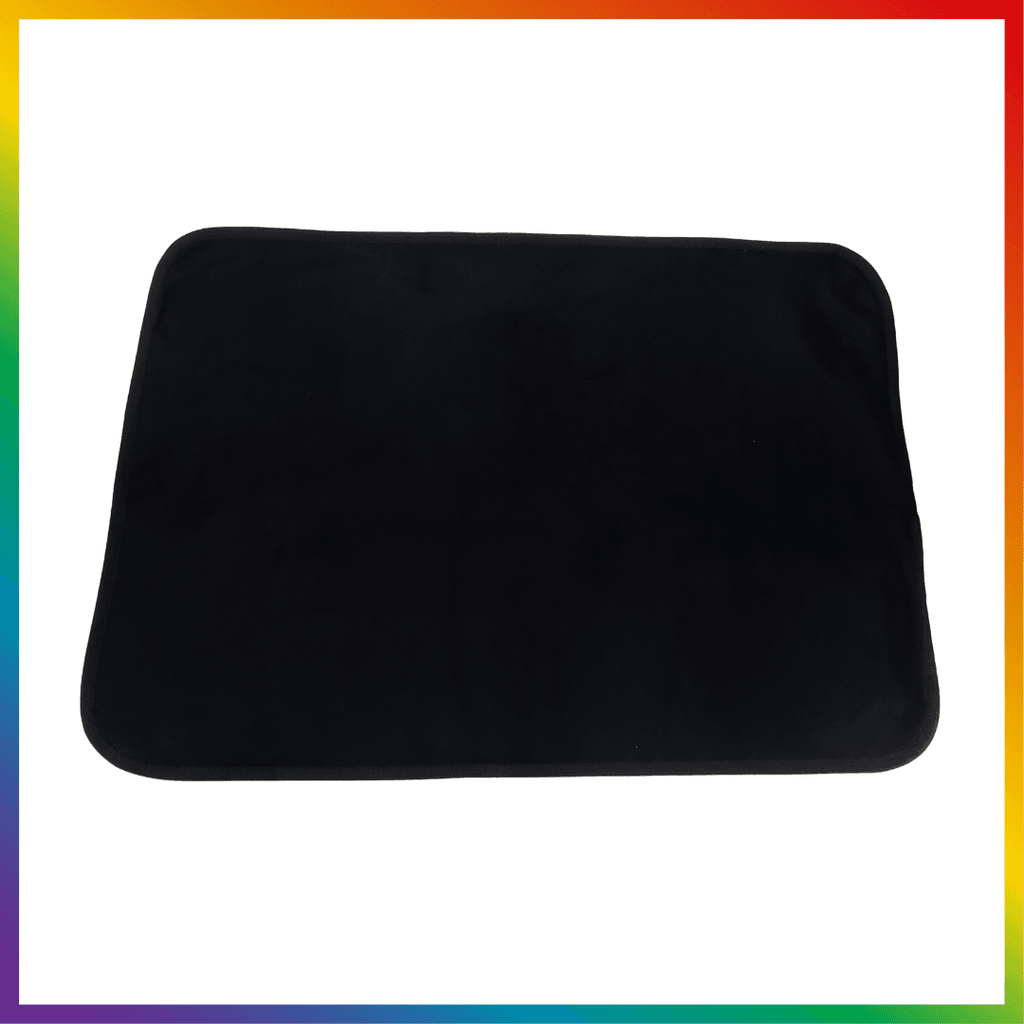 1 Peça, Protetor Base de Superfície para Cafeteira, 70x50cm, Preto, Lavável, Organize com Estilo