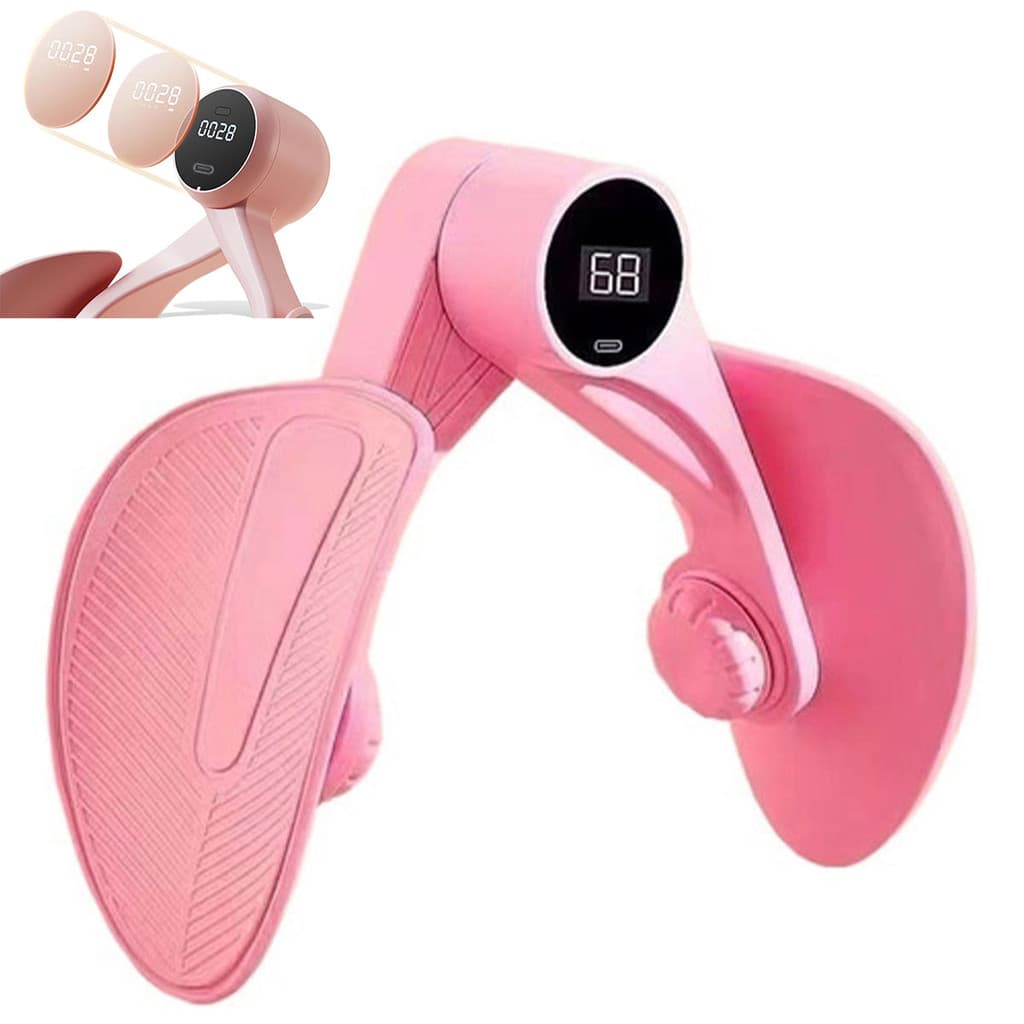 Exercitador Pelvico Pelvis Coxa Quadril Perna Treino Fisiterapia Exercicio Academia Contador Digital de Repetiçoes