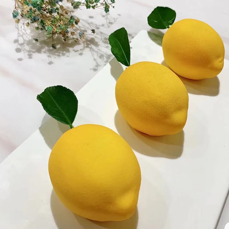 Molde de bolo de Silicone de limão francês feito à mão molde de decoração de bolo diy