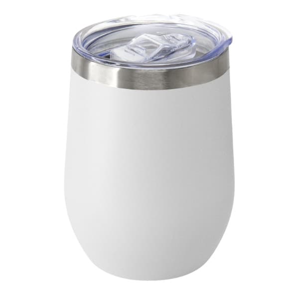 Caneca de Metal Branca - 340 ML