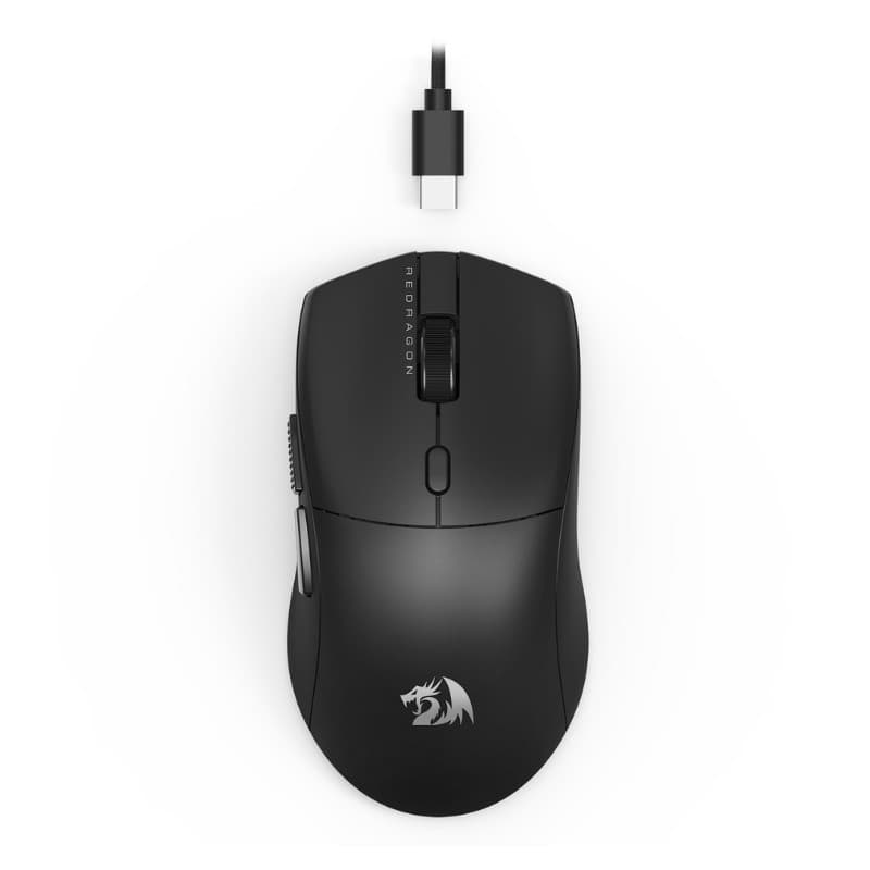 Mouse Gamer Redragon Neva 26000DPI 8000Hz PAW3395 Ultraleve 6 Botões Preto - M815