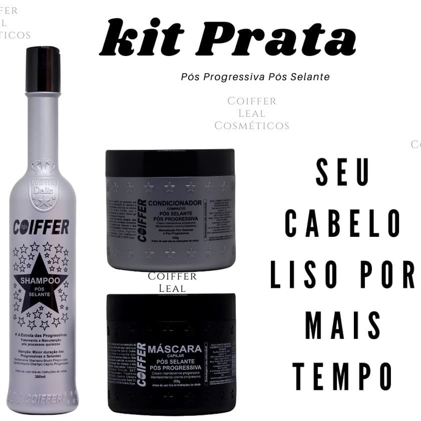 Kit Cliente Prata Coiffer (3 Unidades)
