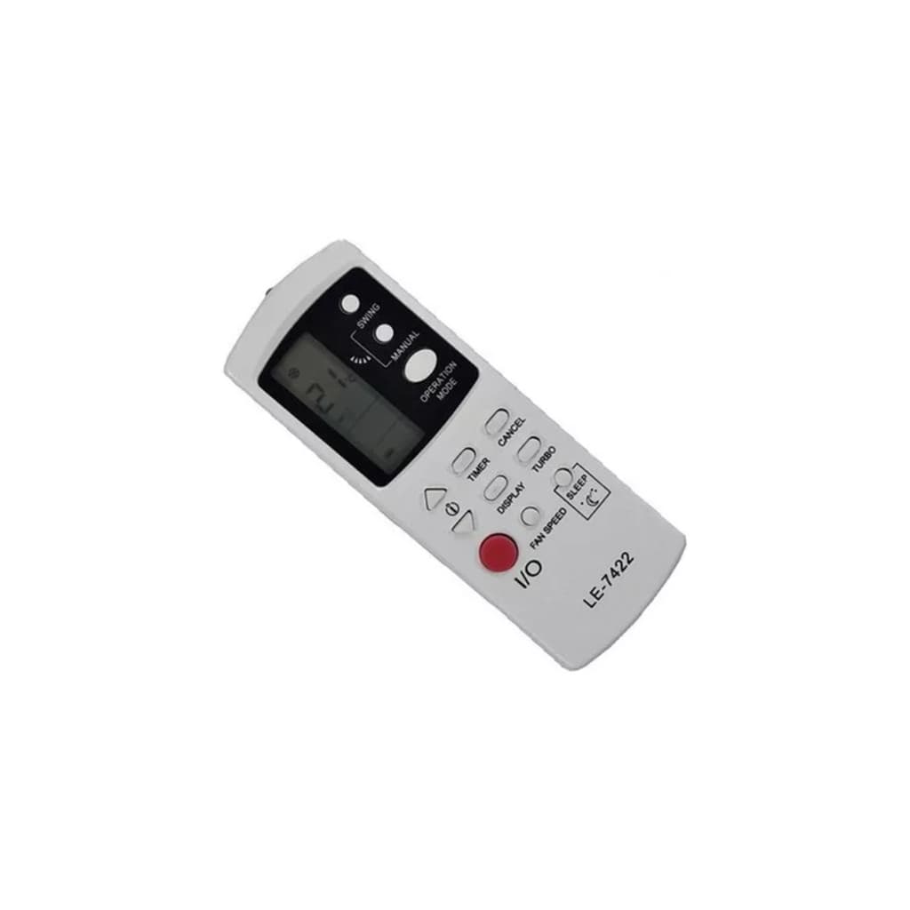 CONTROLE REMOTO AR CONDICIONADO LE-7422 BRANCO LELONG