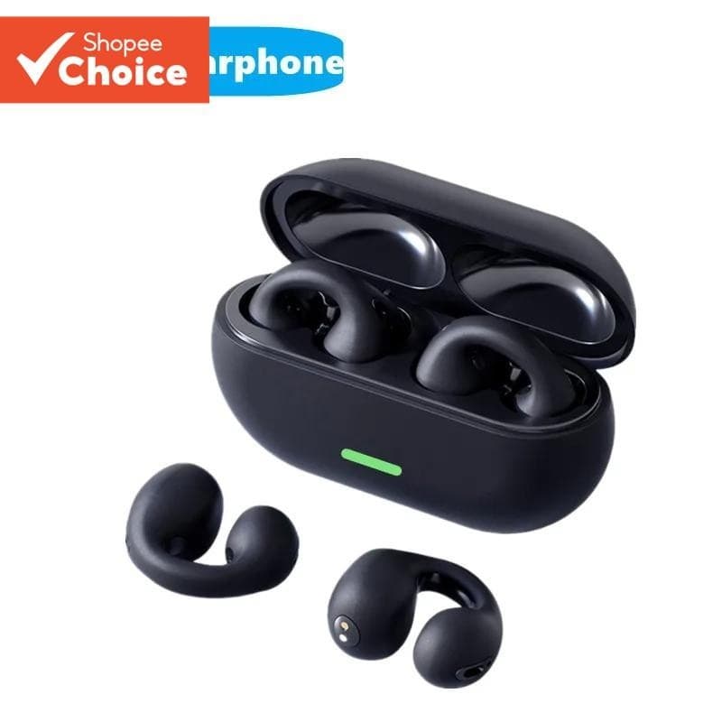 T75 Fones De Ouvido Sem Fio Ear-Clip Bluetooth Alta Fidelidade Estéreo Baixo Esportes Fone Com Microfone