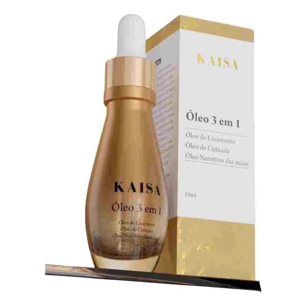 Hidratante Oléo  Para Cutículas Kaisa 3 Em 1 Lixamento Kaisa 18ml